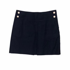 Vintage j crew navy blue skirt with buttons